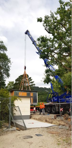 sanitaire grue