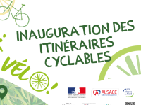 Inauguration des itinéraires cyclables 