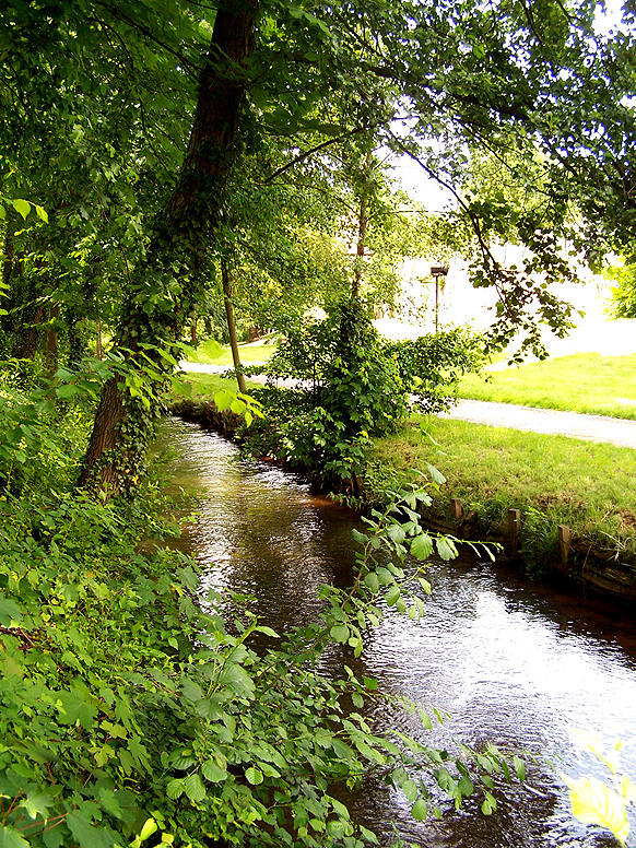 chemin de promenade le long de l'eau